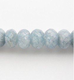 Aquamarine 12x8mm Abacus Beads