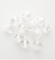 Crystal 4mm Bicone Bead - Crystal