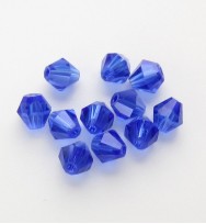 Crystal 4mm Bicone Bead - Dark Blue