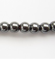 Hematite 8mm Rounds Non-Magnetic