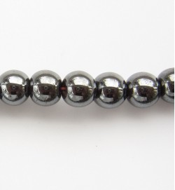 Hematite 8mm Rounds Non-Magnetic