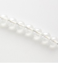 Lustre Glass Beads 4mm ~ Crystal