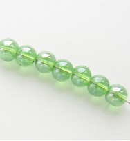 Lustre Glass Beads 4mm ~ Green