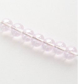 Lustre Glass Beads 4mm ~ Pink