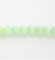 Cats Eye Rounds 4mm ~ Light Green