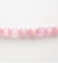Cats Eye Rounds 4mm ~ Pink