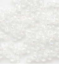 Seed Beads 11/0 Rainbow Clear