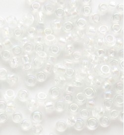 Seed Beads 11/0 Rainbow Clear