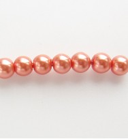 Glass Pearls 4mm ~ Apricot
