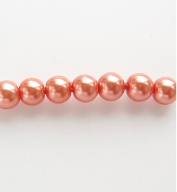 Glass Pearls 4mm ~ Apricot