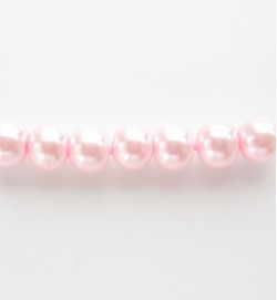 Glass Pearls 4mm ~ Light Pink