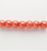 Glass Pearls 4mm ~ Peach