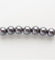 Glass Pearls 4mm ~ Slate