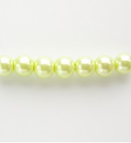 Glass Pearls 4mm ~ Yellow