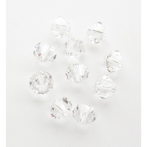 Swarovski Bicone 4mm ~ Crystal