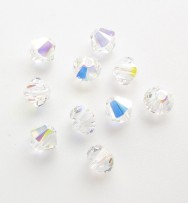 Swarovski Bicone 4mm ~ Crystal AB