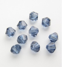 Swarovski Bicone 4mm ~ Denim Blue