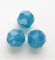 Swarovski Rounds 8mm ~ Caribbean Blue Opal