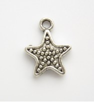 Textured Star Charms