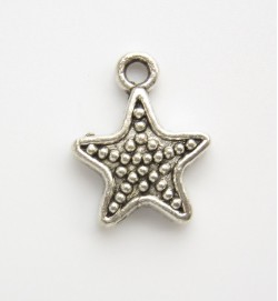 Textured Star Charms