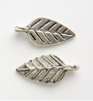 2 Sided Leaf Charms