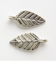 2 Sided Leaf Charms