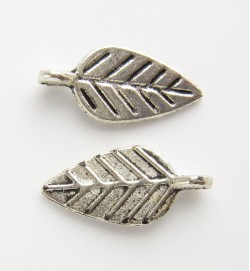 2 Sided Leaf Charms