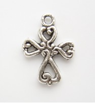 Tibetan Silver Cross Charm