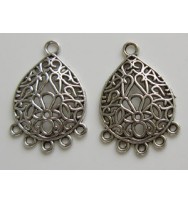 Filigree Style Earring Chandelier 37mm