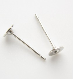 Earring Studs With Flat Head