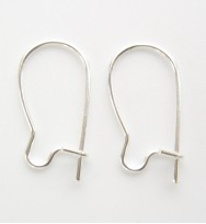 Small Kidney Earwires 15mm