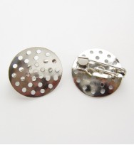 Brooch Pins Perforated Disk